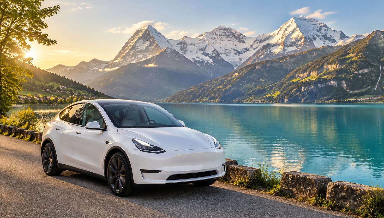 Rent a Tesla in Interlaken